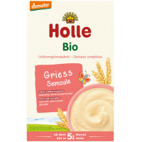 Holle Detská bio celozrnná krupicová kaša od 5. mesiaca